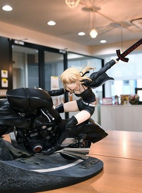 日版现货包邮 GSC Saber Alter 阿尔托莉雅 便服 新宿摩托车 手办