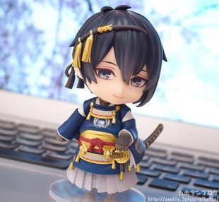 日版特典版 现货包邮 GSC 粘土人 刀剑乱舞 三日月宗近 爷爷 手办