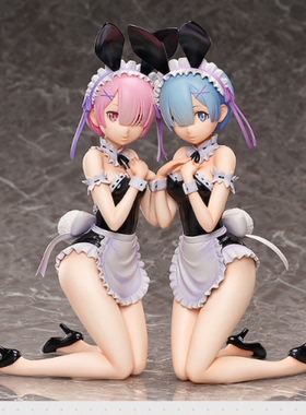 正版现货包邮Freeing re0拉姆雷姆蕾姆 裸足兔女郎 从零开始 手办