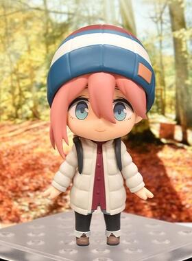 正版包邮 DX版 MaxFactory 摇曳露营 各务原抚子 单独露营 粘土人