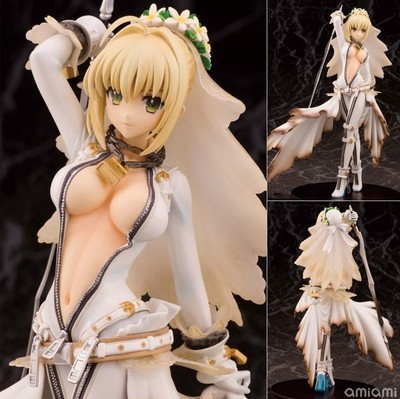 alphamax尼禄婚纱新娘Saber手办