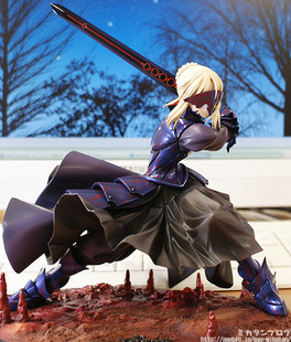日版现货包邮 GSC Fate night 黑Saber 卑王 铁槌 正版 老王手办