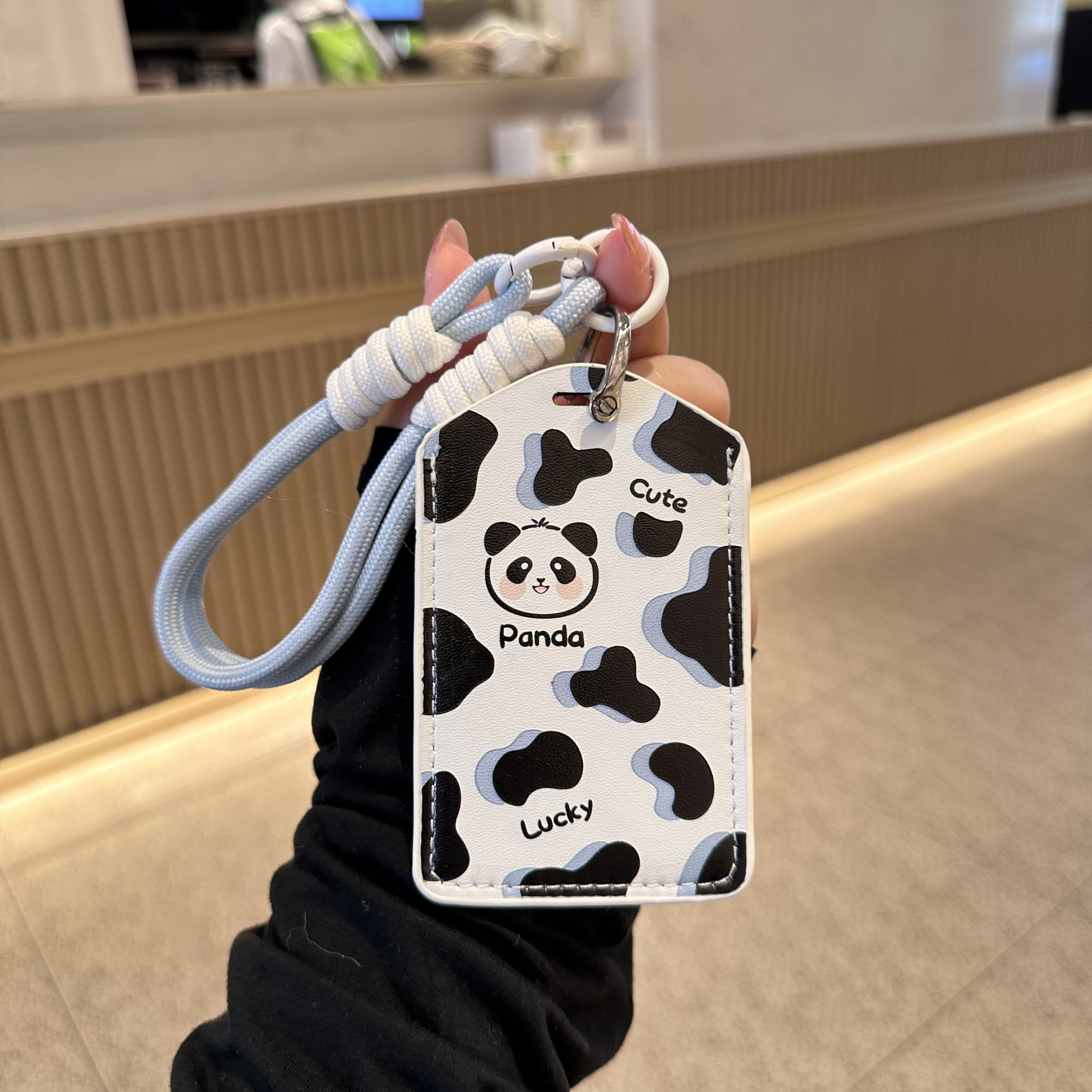 皮质汽车钥匙套卡片空白卡片套卡包钥匙包卡通可爱男女nfc保护套图片