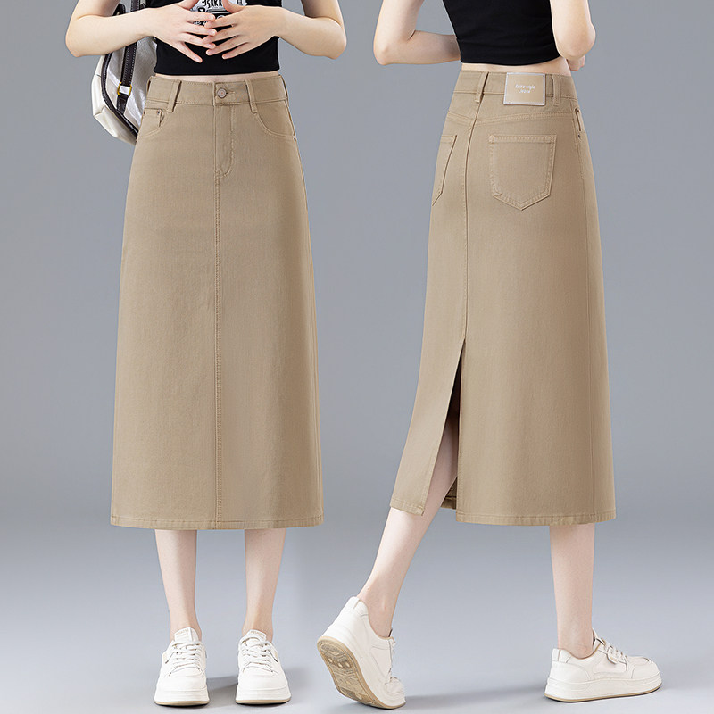 其色牛仔半身裙女夏季2026年新款