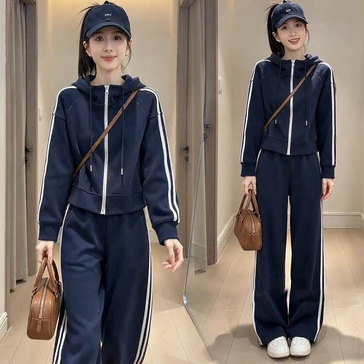休闲运动套装女2026秋季新款外套