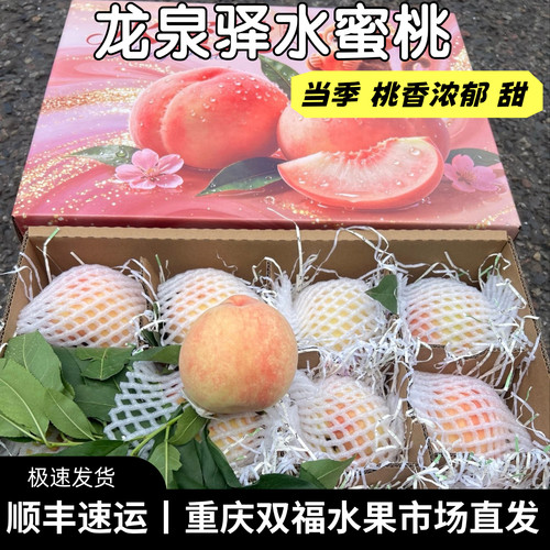 东山农田龙泉驿小白凤水蜜桃