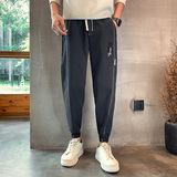 夏季新款男士牛仔裤宽松潮牌束脚裤子修身小脚裤712-1-AK139-P48，男装牛仔裤，星座712-1