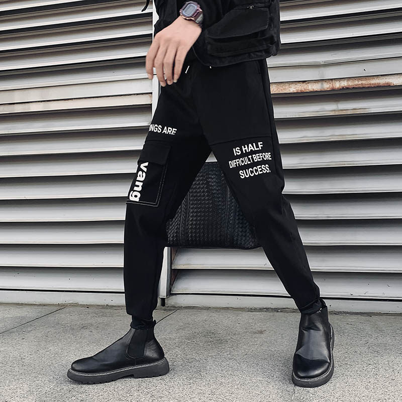 2024春夏装新款男士休闲裤修身小脚裤潮牌束脚裤712-1-AK53-P48,男装休闲裤,星座712-1