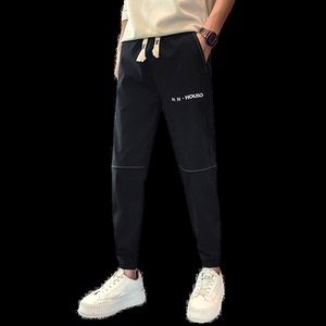 夏季男士休闲裤潮流修身小脚裤社会小伙网红裤子712-1-AK126-P48图片