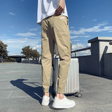 夏季速干裤社会小伙网红裤子男士束脚裤休闲裤A33-TP48控68，男装休闲裤，星座712-1