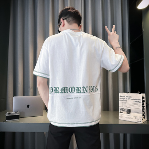 夏季短袖T恤男士圆领半袖宽松运动套头衫潮TX05-P58图片