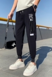 男士休闲裤夏季九分裤社会小伙束脚裤修身小脚裤712-1-AK98-P48，男装休闲裤，星座712-1