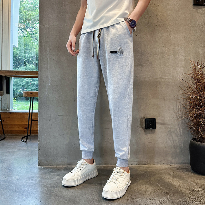夏季卫裤男士运动裤潮牌宽松哈伦裤时尚百搭束脚裤712-1-A123-P45,男装休闲裤,星座712-1