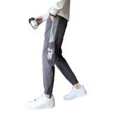 2024春夏装新款男士休闲裤潮流系绳修身小脚裤束脚裤AK42-P48，男装休闲裤，星座712-1