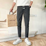 夏季新款百搭小脚休闲裤男士薄款网红裤子九分裤712-1-A172-P48，男装休闲裤，星座712-1
