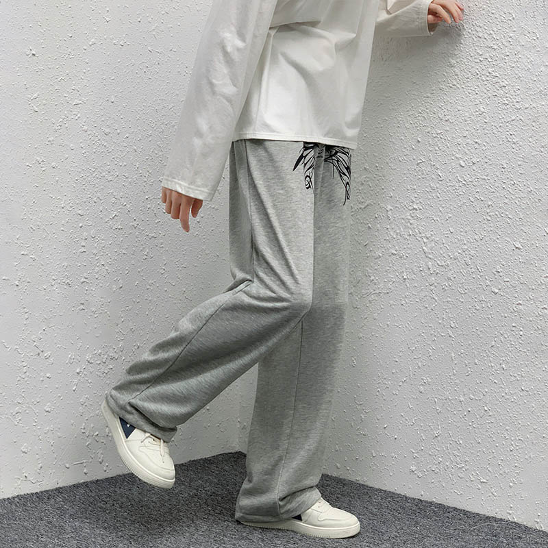 情侣百编织抽绳加厚大码拖地裤男女中性休闲裤K40-P40,男装休闲裤,星座712-1