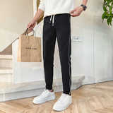 夏季新款百搭小脚休闲裤男士薄款网红裤子九分裤712-1-A172-P48，男装休闲裤，星座712-1