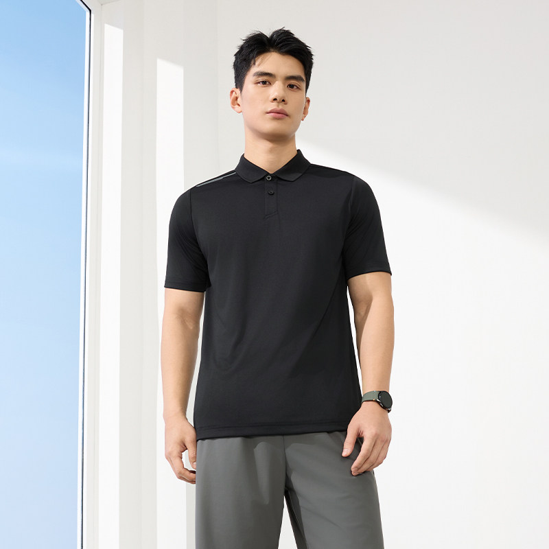 361速干运动T恤男款2026夏季透气短袖抗菌男士POLO衫吸湿排汗舒适