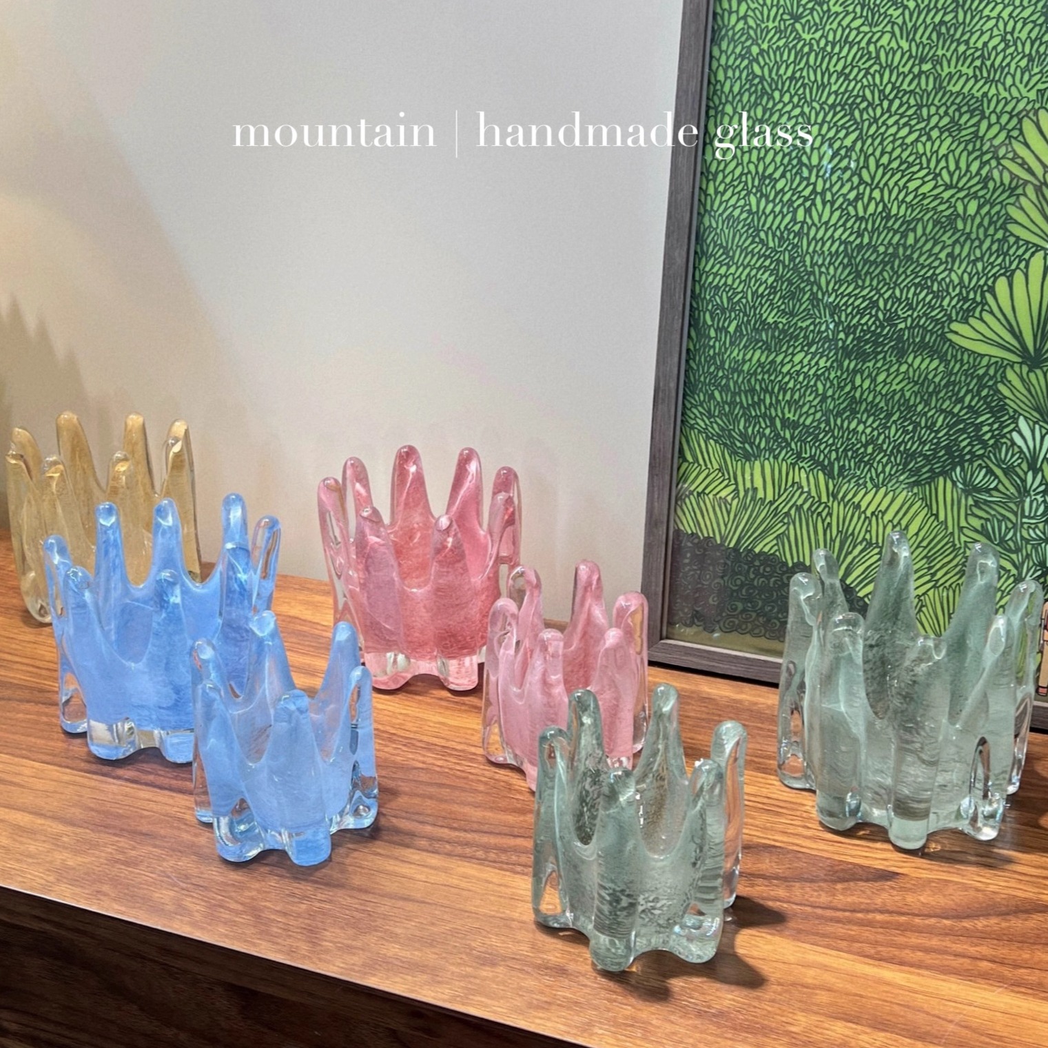 小山园烛台系列 | 超现实主义皇冠造型琉璃烛台 艺术品家居装饰品