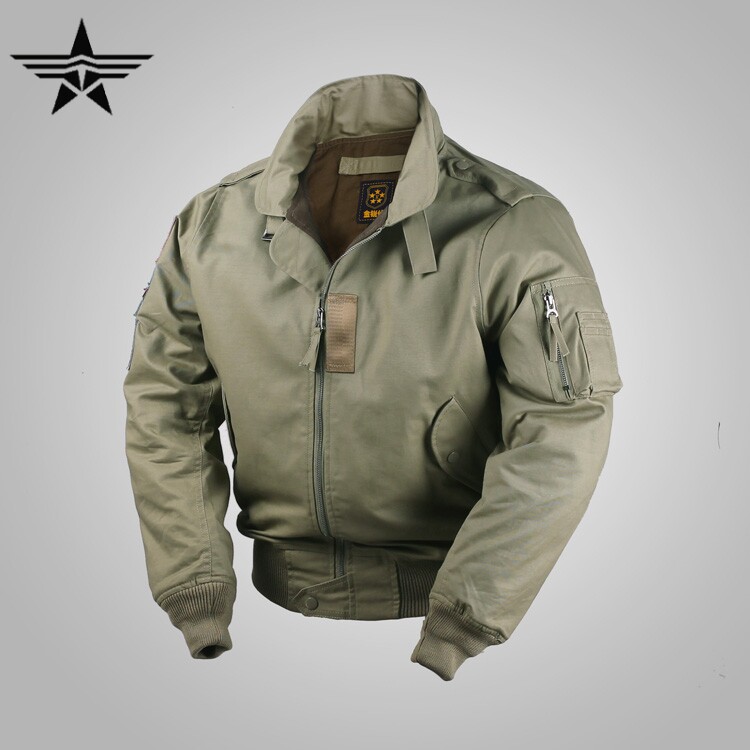 美国复古休闲空军飞行棉服棉袄潮流短款立领宽松纯棉男式外套棉衣