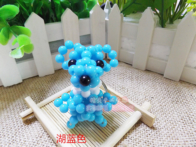 狗年小礼品 手工串珠制作创意小狗材料包 适合新手DIY制作 钥匙扣