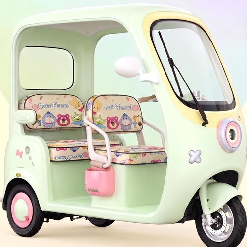 适用爱玛元宇宙cq500am1000dzk-49n/30N/24K/6K电动三轮车座垫套