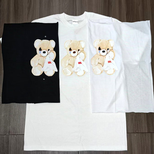BEAR SS25 TEE 哭哭熊印花短袖 纯棉圆桶 小熊T恤 TEE情侣款 天花板