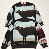 黑羊毛衣 SWEATER复古套头毛衣 HIRST 天花板 重工巨献DAMIEN