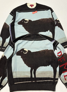黑羊毛衣 天花板！重工巨献DAMIEN  HIRST SWEATER复古套头毛衣