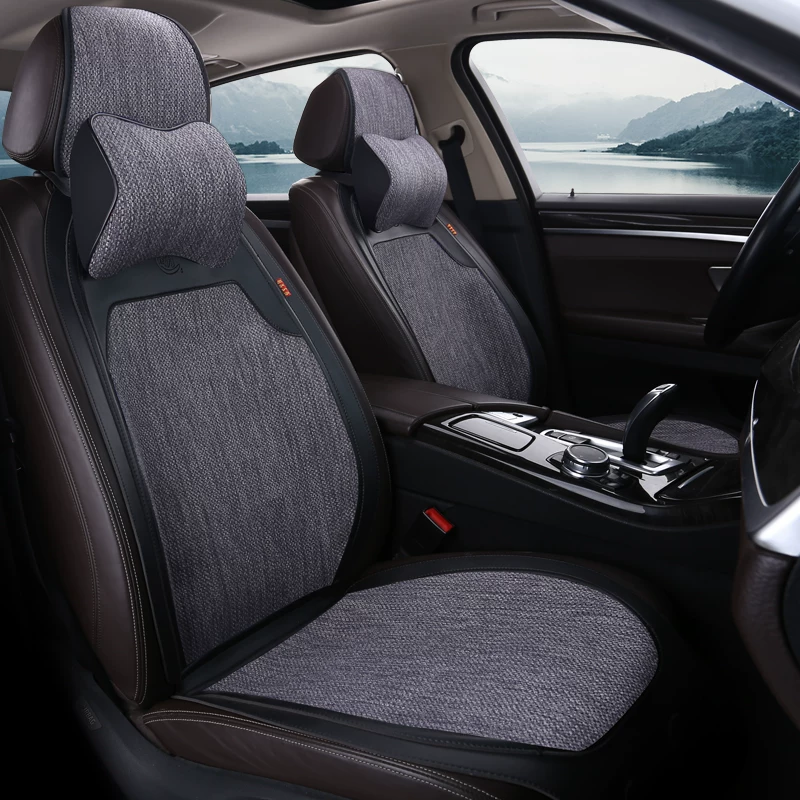 Льняная подушка на автомобильное сиденье для Tesla Model Y3XS QJJ M98 Ideal L987 NIO ESECET Xiaomi подушка сиденья