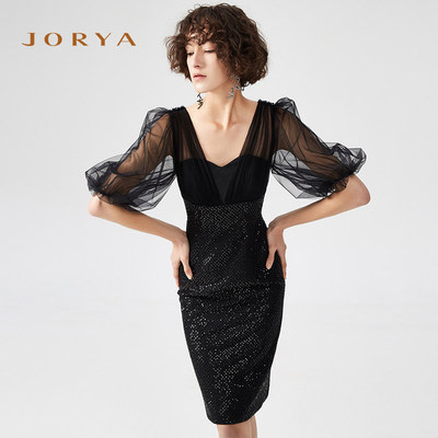 欣贺卓雅商场同款夏季针织连衣裙