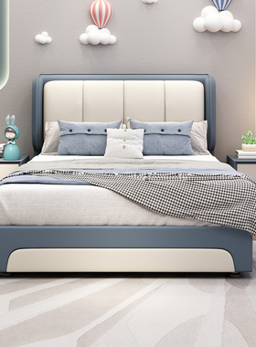 1.2m单人床小户型1米2儿童床男孩女孩卧室公主床一米二1.35储物床