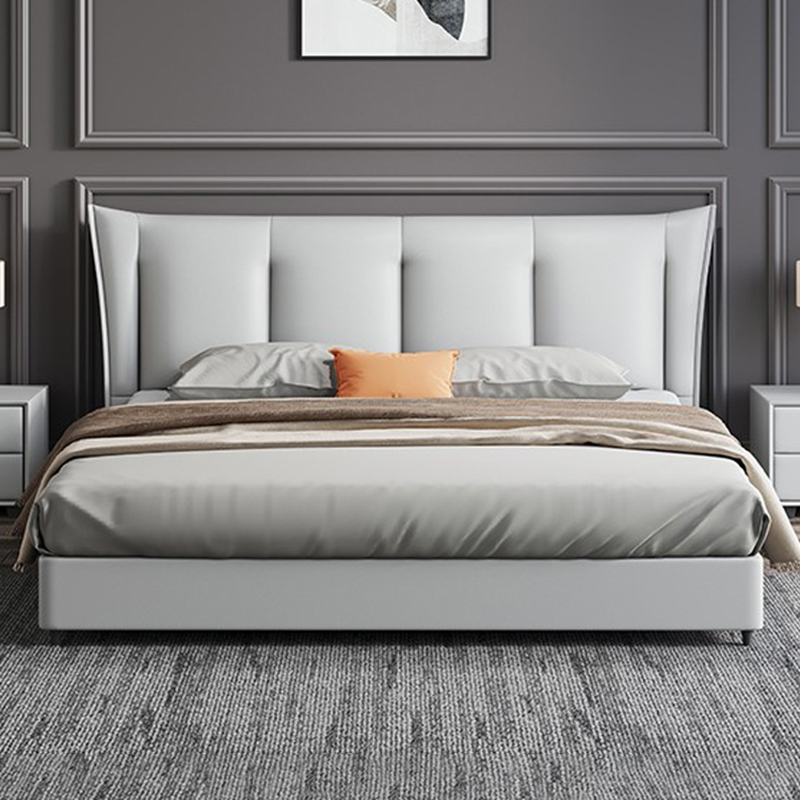 小户型意式极简主卧双人床储物床