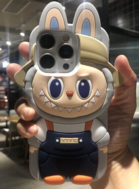 立体可爱背带拉布布16手机壳