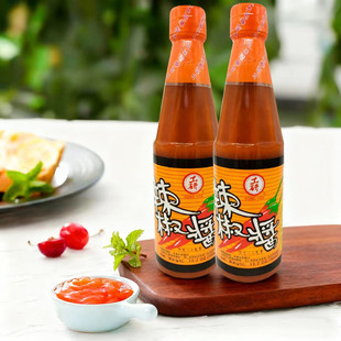 台湾进口工研辣椒酱560g台式蚵仔煎蘸酱 古早味调味酱