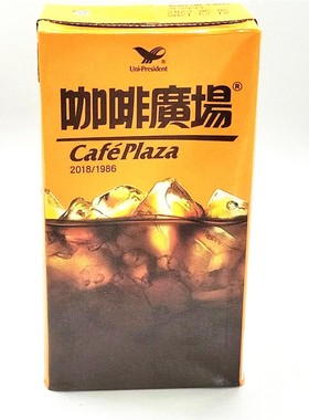 包邮　台湾进口　统一咖啡广场TP300ML