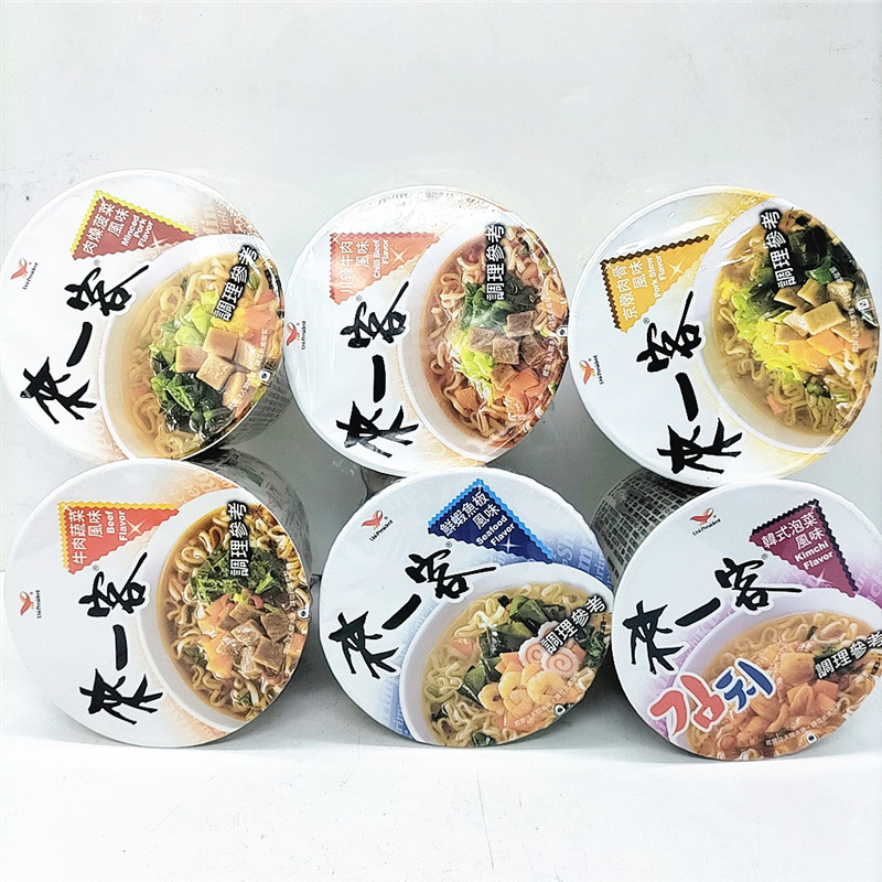 68元包邮统一来一客泡菜、牛肉、肉燥菠菜、鲜虾、京敦、川辣杯面