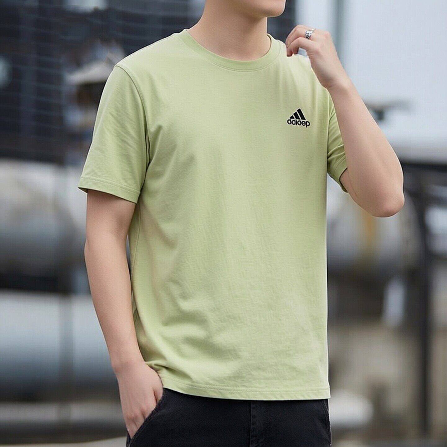 Adidas圆领短袖T恤男夏季