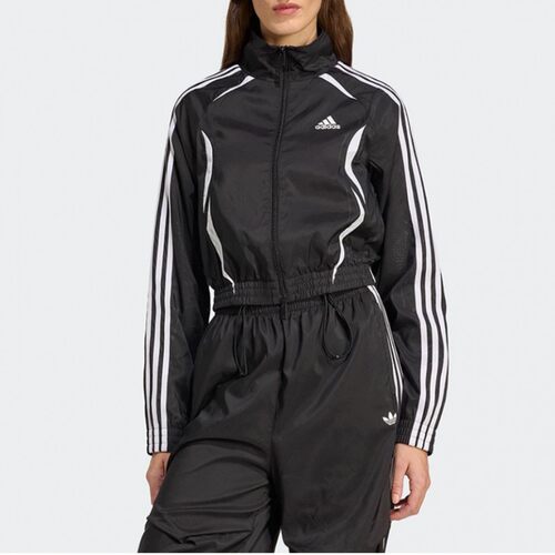 Adidas阿迪女装 简约舒适休闲短款立领夹克外套KE9786 KE9787