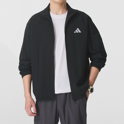 adidas阿迪男装 舒适透气休闲立领夹克外套JM1772 JP4029 KC2884