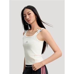 adidas阿迪达斯女子三条纹舞动系列运动休闲背心KS0043