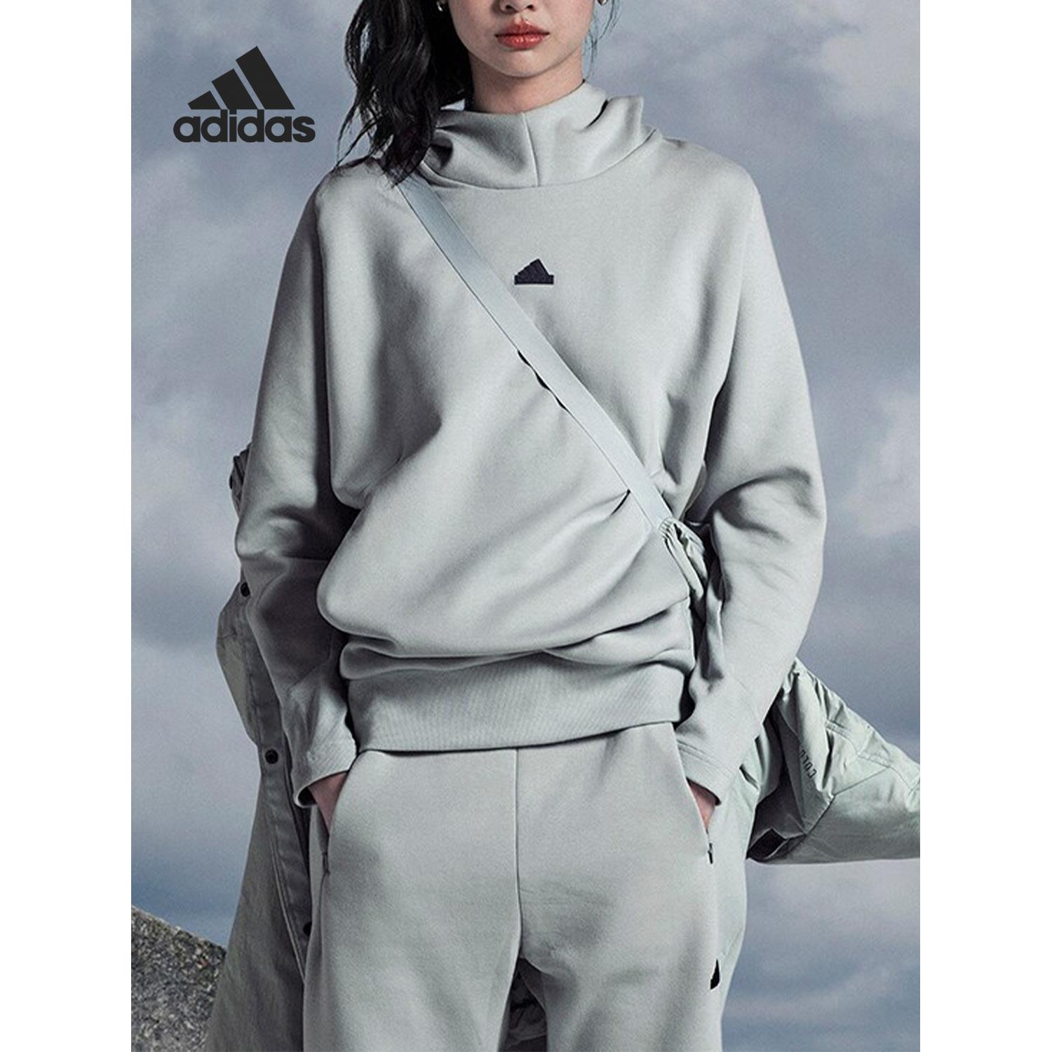 Adidas/阿迪达斯正品正品女士宽松时尚休闲卫衣套头衫IN5124