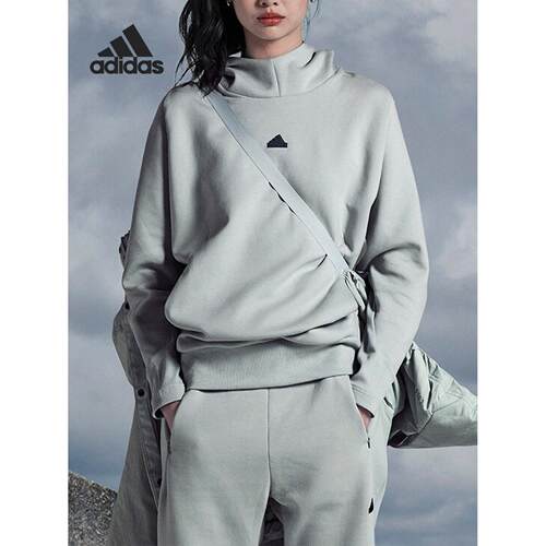 Adidas/阿迪达斯正品正品女士宽松时尚休闲卫衣套头衫IN5124
