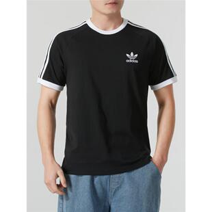 圆领透气T恤衫 Adidas阿迪达斯三叶草短袖 男25夏季 新款 KB2459 半袖