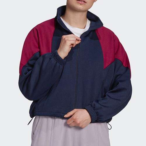 阿迪达斯三叶草女装 运动休闲舒适百搭短款立领夹克GD2383 KB5446