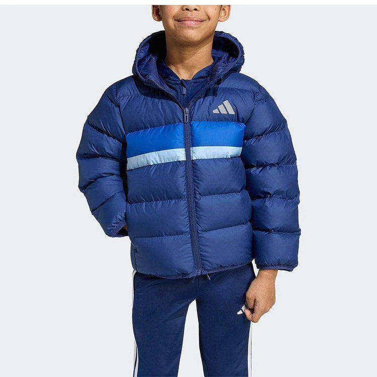 Adidas/阿迪达斯正品LK SD JKT小童休闲保暖运动连帽棉服JW2453
