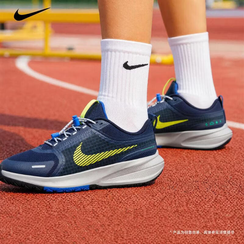 Nike耐克新款女跑步鞋透气减震轻便运动鞋蓝色正品潮流时尚