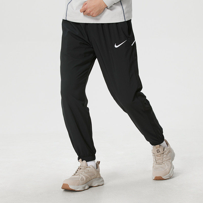 Nike耐克男子运动长裤透气速干梭织收脚裤跑步训练潮流休闲裤