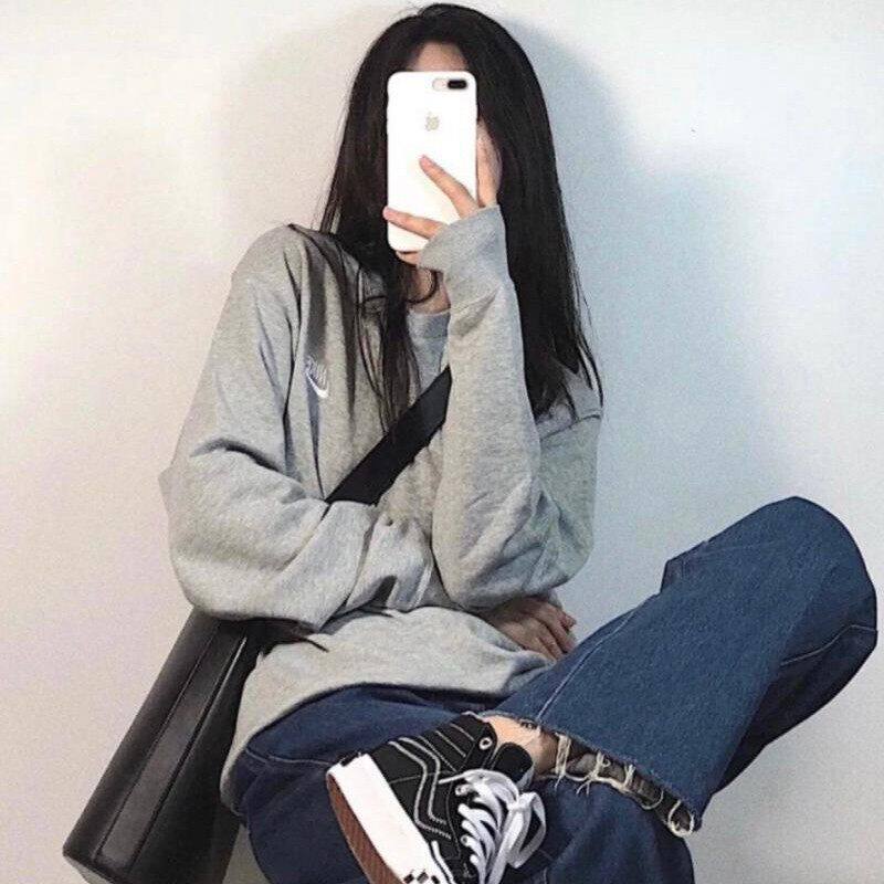 Nike耐克正品情侣厚T恤男女同款运动装圆领套头衫秋季正品外套上