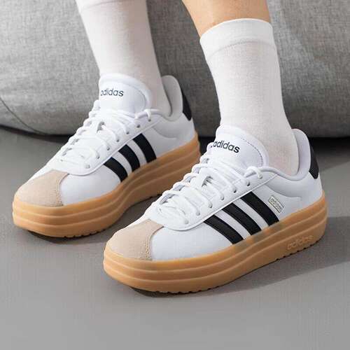 Adidas阿迪达斯女鞋 VL COURT BOLD 复古运动休闲板鞋 IH3083